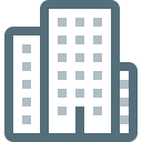 Icono de varios edificios y hoteles